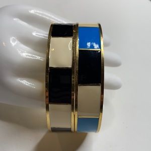J crew enamel bangle bracelets